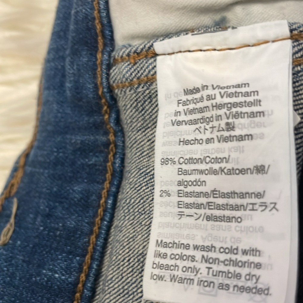 MADEWELL RAW HEM DISTRESSED 9” High-Rise Skinny Jean Size 27 - Picture 8 of 10